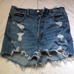 Ultra high rise mom shorts